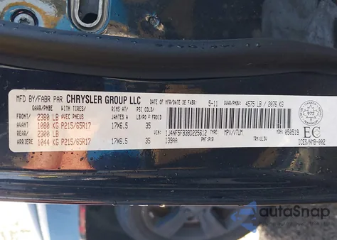 2011 Jeep Compass Limited z USA, uszkodzony, nr VIN 1J4NF5FB3BD225612